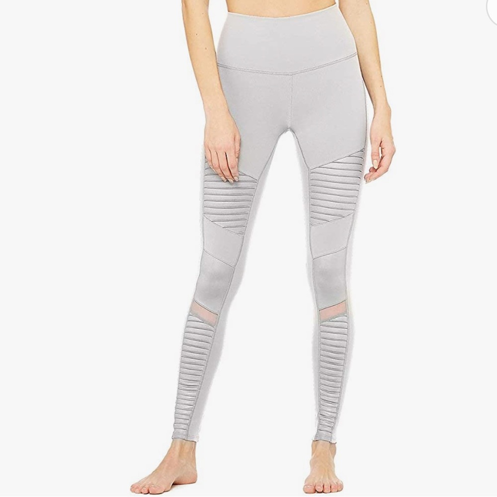 Alo XS Women's High Waist Moto Legging.